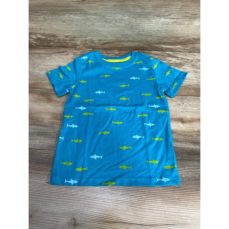 Cat & Jack Shark Shirt Blue sz 3T Blue 3T