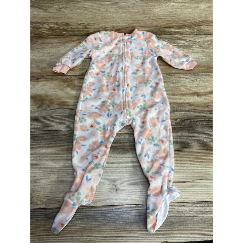 Chick Pea Floral Sleeper White sz 12m White 12m