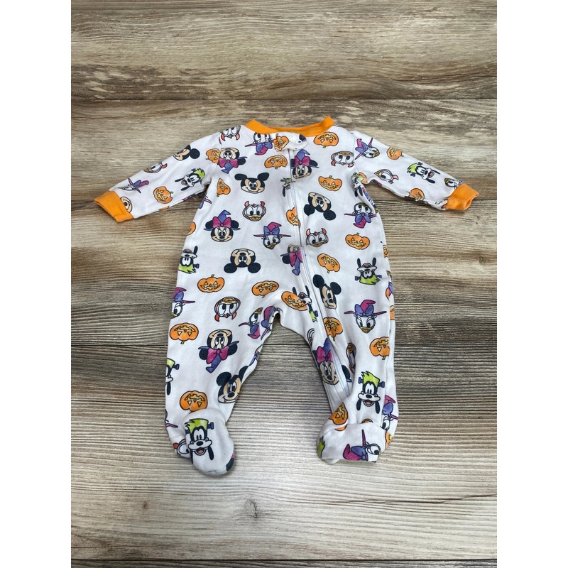 Disney Mickey & Friends Halloween Sleeper White sz 0-3m