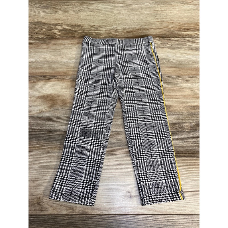 H&M Houndstooth Pants Black sz 3T Black 3T