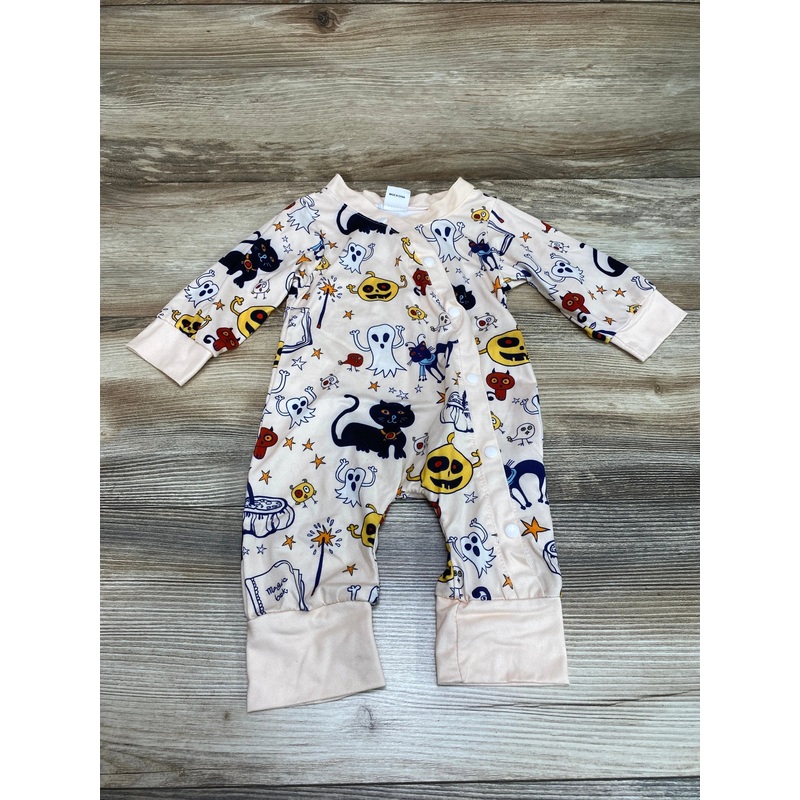 Halloween Coverall Cream sz 0-3m