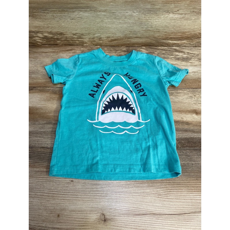 Jumping Beans Always Hungry Shirt Blue sz 4T Blue 4T