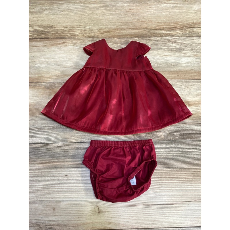 Just One You 2pc Cap Sleeve Dress & Bloomers Red sz Newborn Red Newborn
