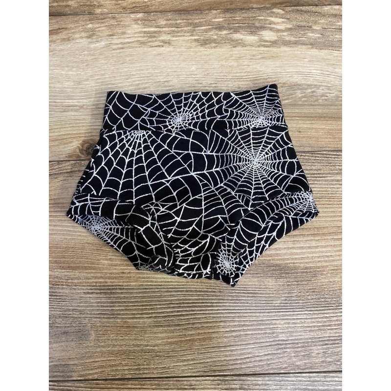 Life’s A Stitch Spiderweb Bloomers Black sz 0-3m Black Newborn