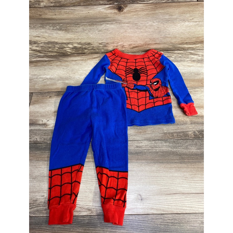 Marvel 2pc Spider-Man Pajama Set Blue sz 2T Blue 2T
