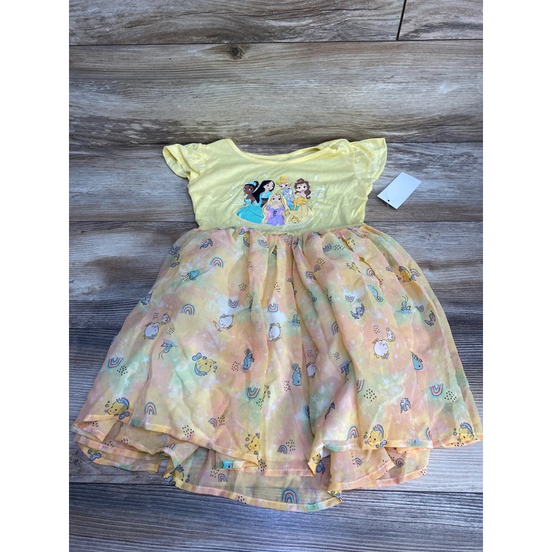 NEW Disney Princess Character Tutu Dress Yellow sz 5T Yellow 5T