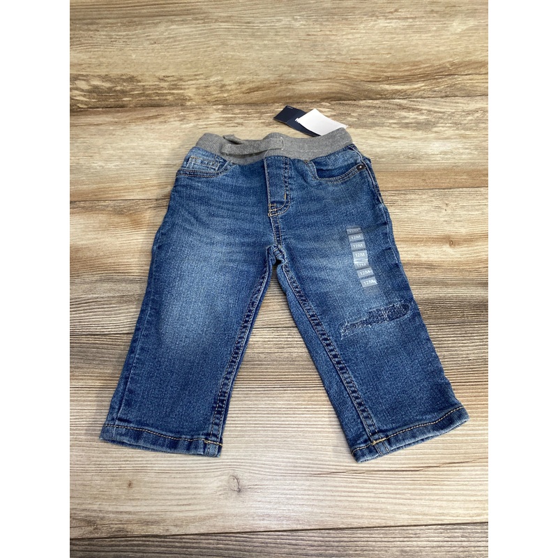 NEW Oshkosh Drawstring Jeans Blue sz 12m Blue 12m