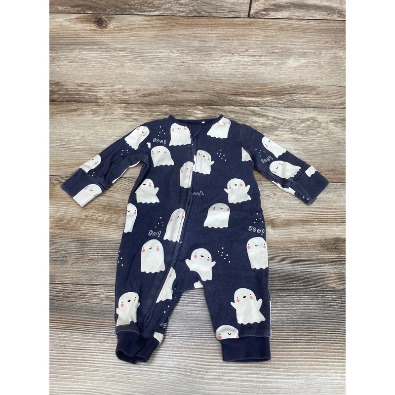Next Baby Ghost Print Sleeper Grey sz 0-3m