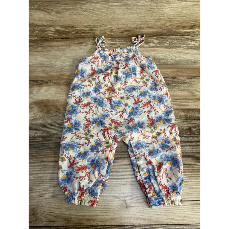 Old Navy Floral Romper White sz 6-12m White 6m