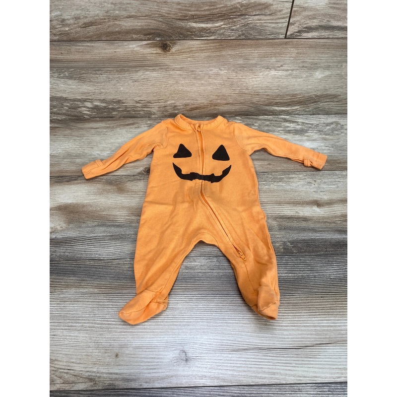 Old Navy Pumpkin Sleeper Orange sz 0-3m