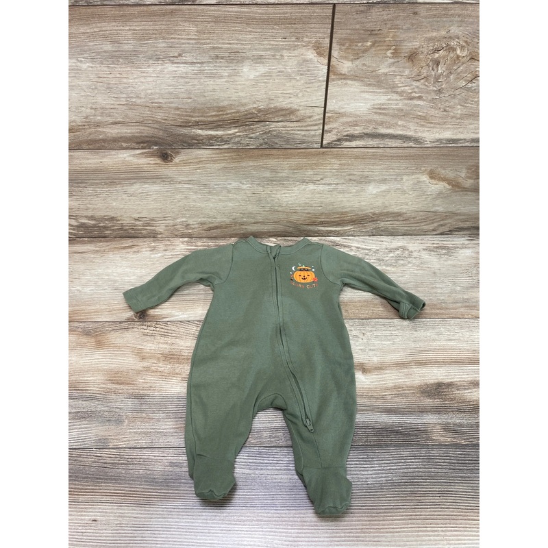 Old Navy Scary Cute Sleeper Green sz Newborn