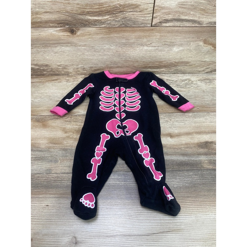 Skeleton Sleeper Black sz 0-3m