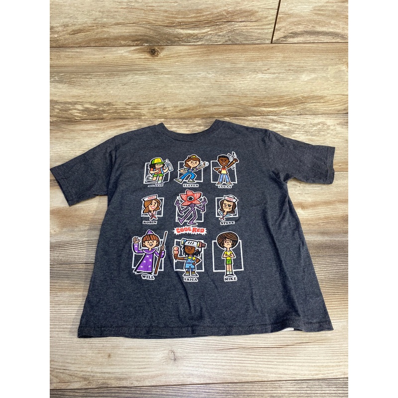 Stranger Things Character Shirt Grey sz 4-5T Grey 4T