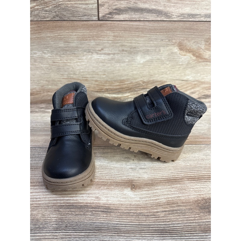 Carter’s Boy’s Kelso Ankle Boots Black sz 6c