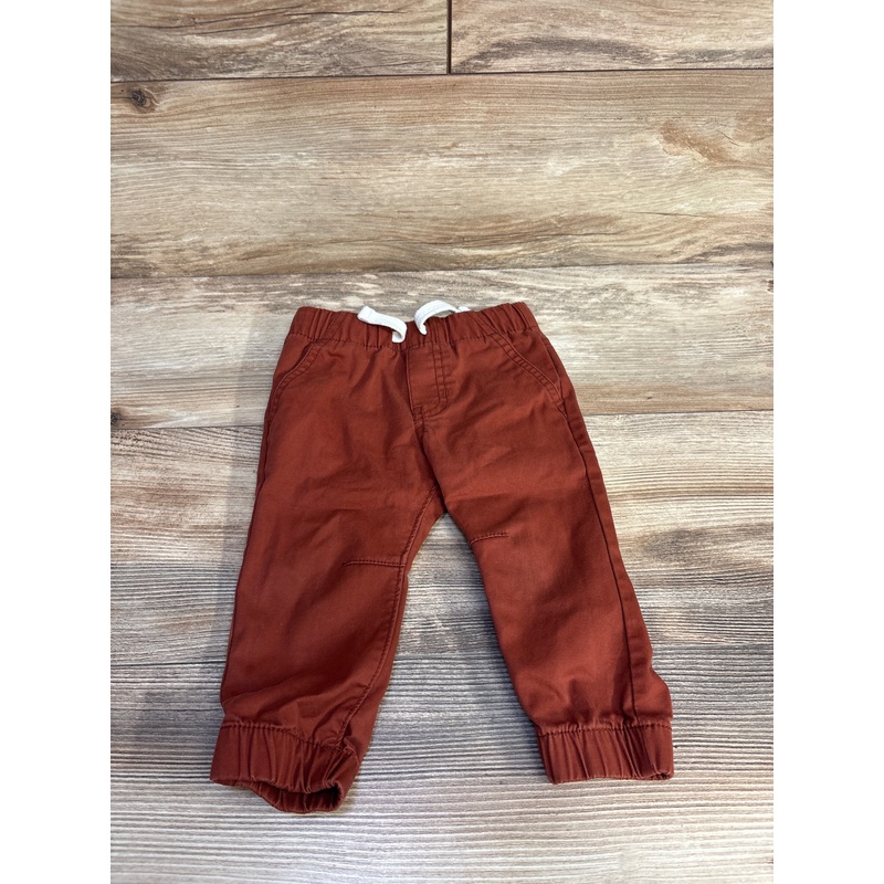 Cat & Jack Drawstring Joggers Brown sz 12m Brown 12m