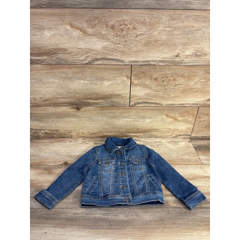 Cat & Jack Vintage Denim Jacket Blue Medium Wash sz 2T Blue 2T Girls