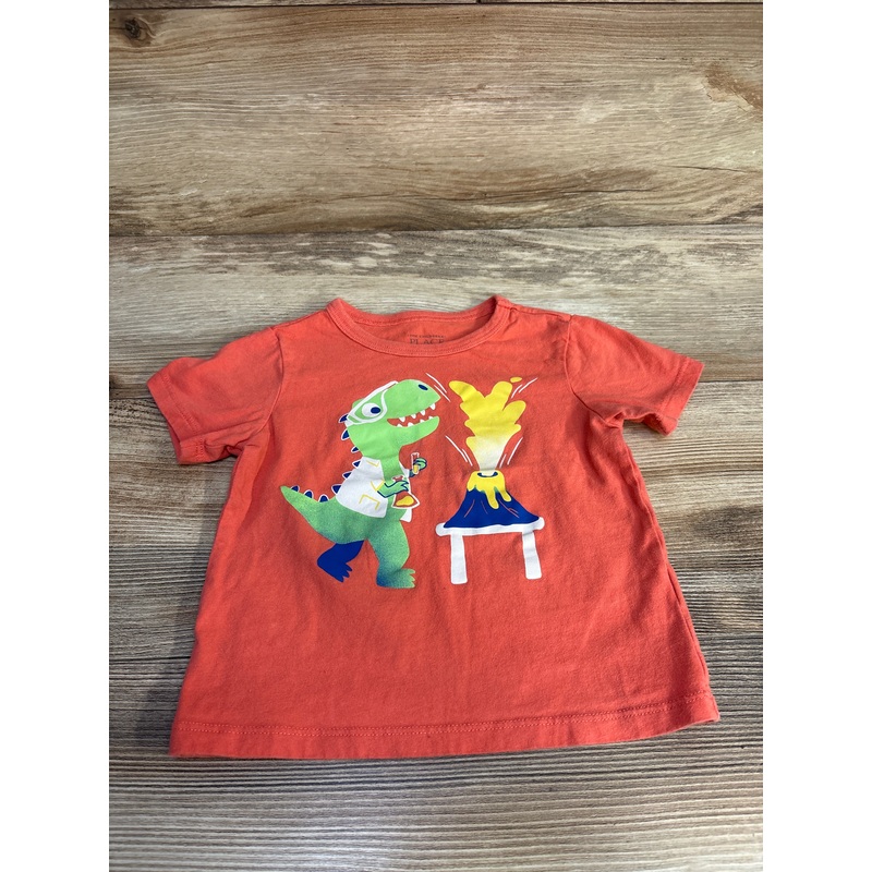 Children’s Place Dino Science Shirt Orange sz 18-24m Orange 18m