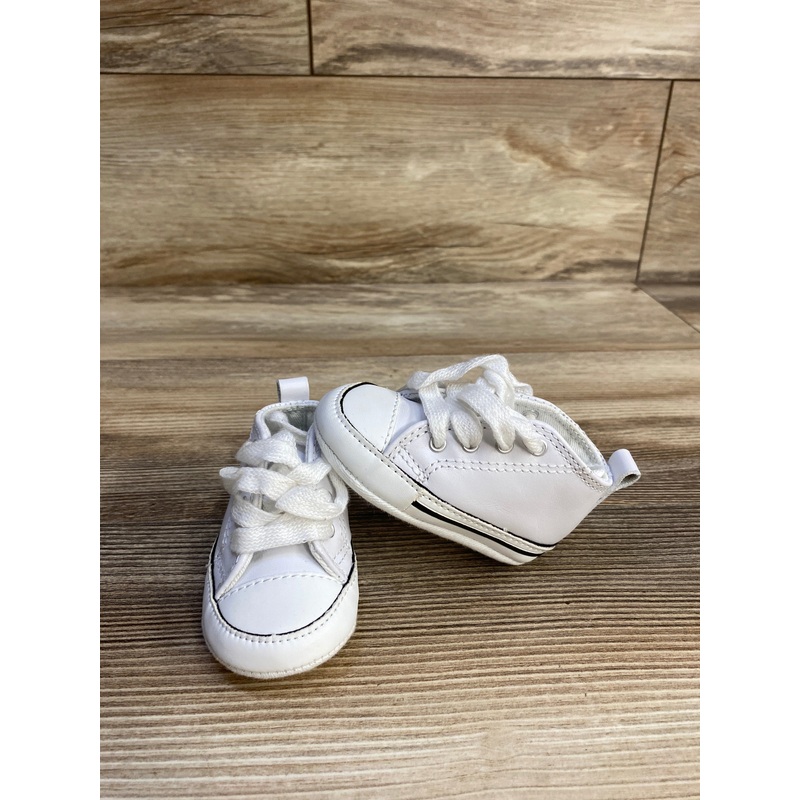Converse All-Star Soft Sole Crib Shoes White sz 1c