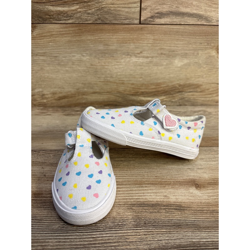 Cupcakes & Cashmere Heart Sneakers White sz 9c