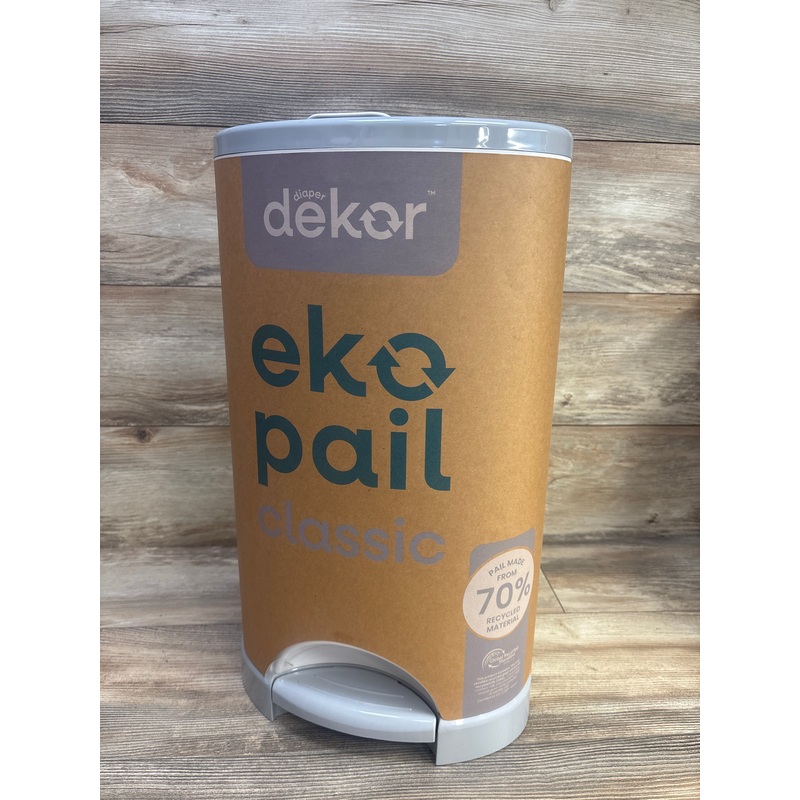 Diaper Dekor Eko Classic Diaper Pail, White