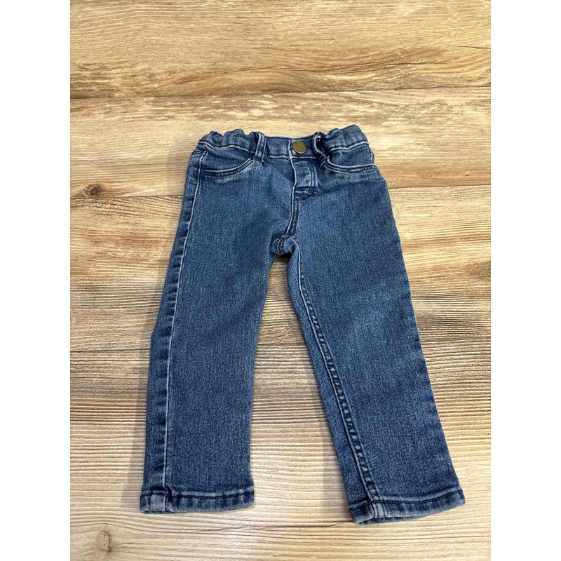 H&M Elastic Pull On Jeans Blue sz 12m Blue 12m