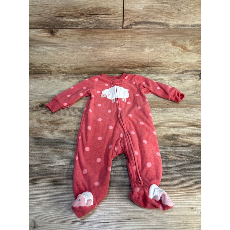 Just One You Polka Dot Sheep Blanket Sleeper Pink sz 3m Pink 3m