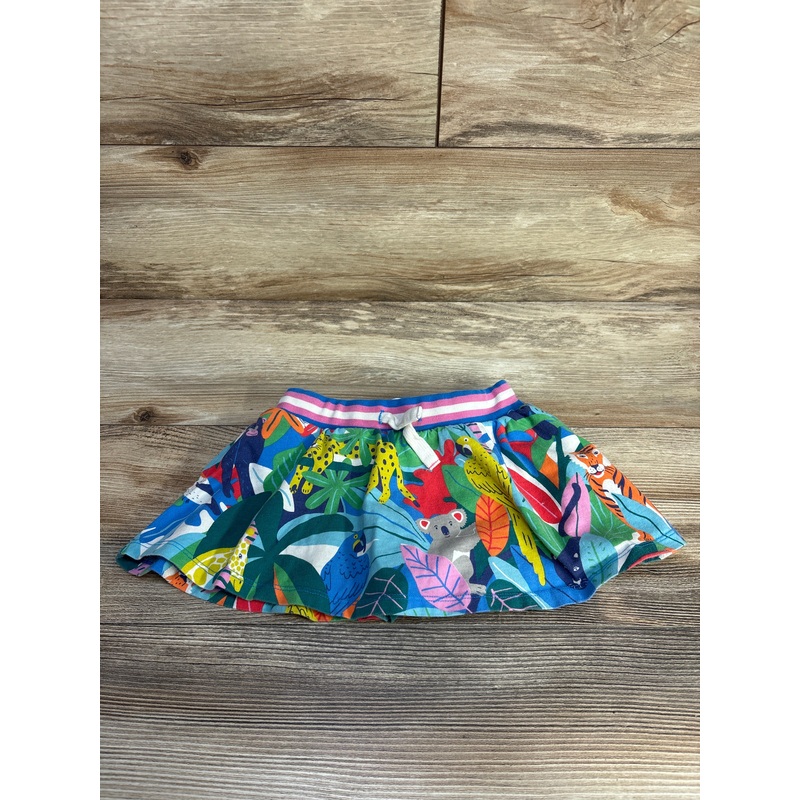 Mini Boden Jungle Skort Blue sz 2-3Y Blue 2T Girls