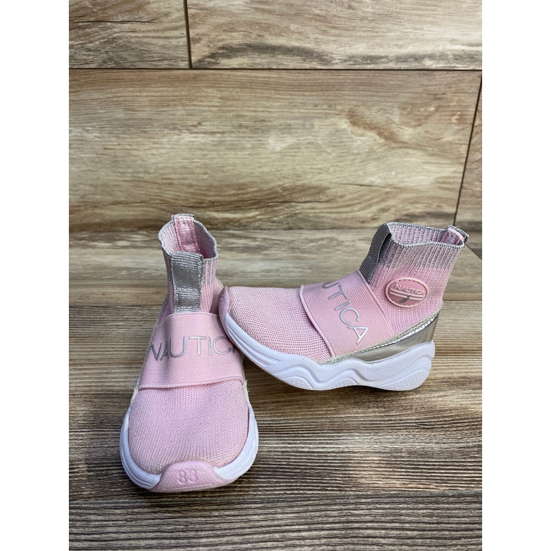 Nautica Slip-On Sock Style Sneakers Pink sz 6c