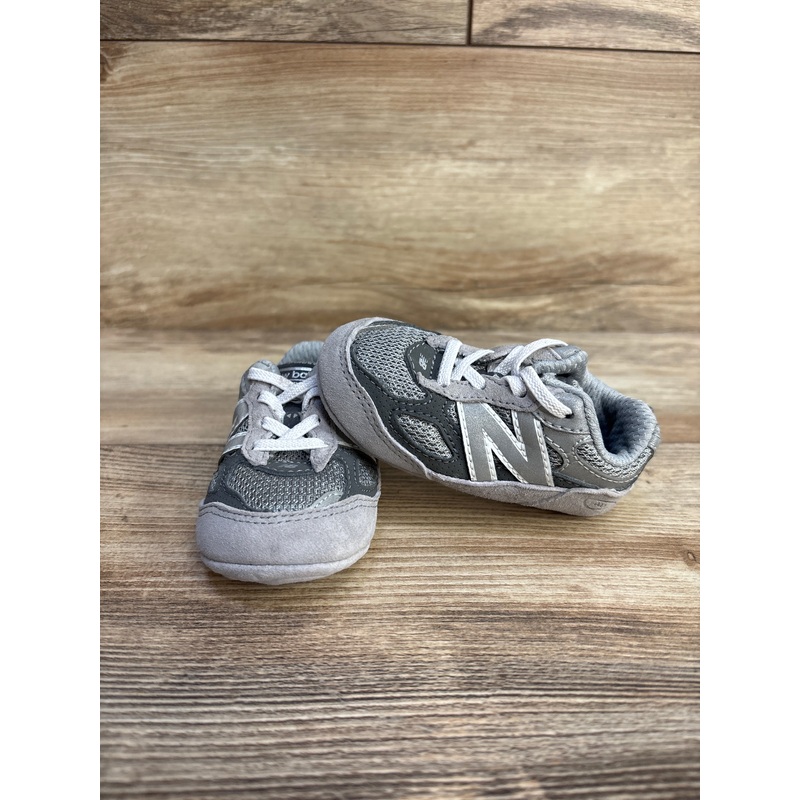 New Balance 990v6 Crib Bungee Sneakers Grey sz 3c