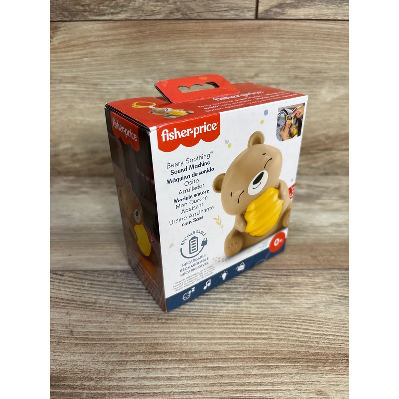 NEW Fisher Price Beary Soothing Portable Sound Machine