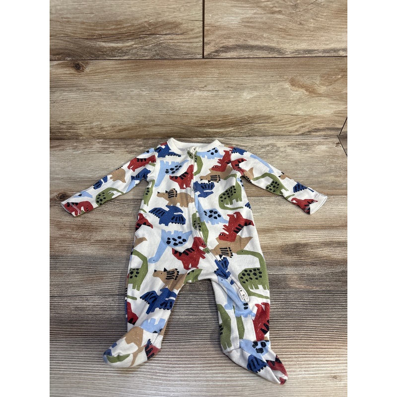 Old Navy Dino Sleeper Cream sz 0-3m Cream Newborn