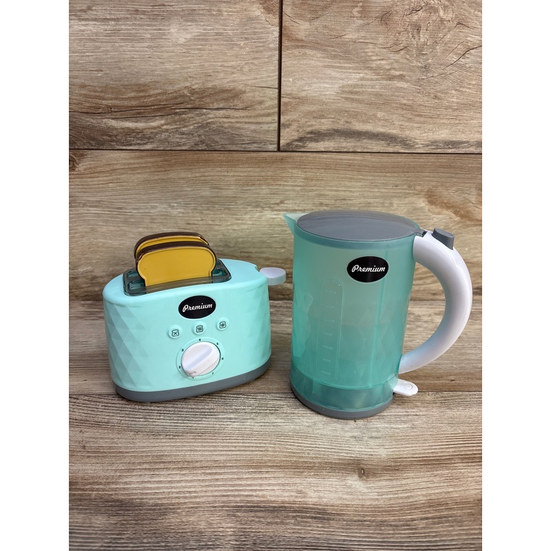 Premium Toys  My First Kettle & Toaster, Aqua