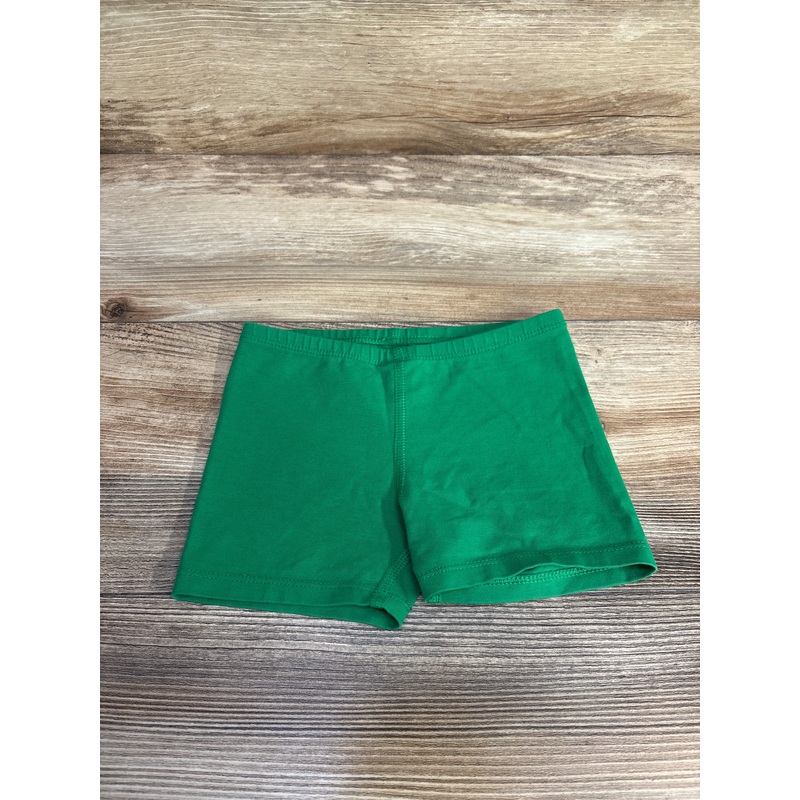 Primary Kids Cartwheel Solid Shorts Green sz 2-3T Green 2T Girls