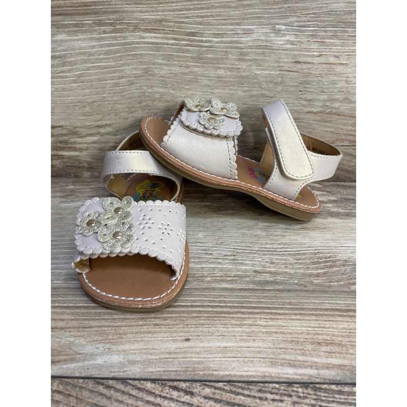 Rachel Faye Sandals Champagne sz 6c