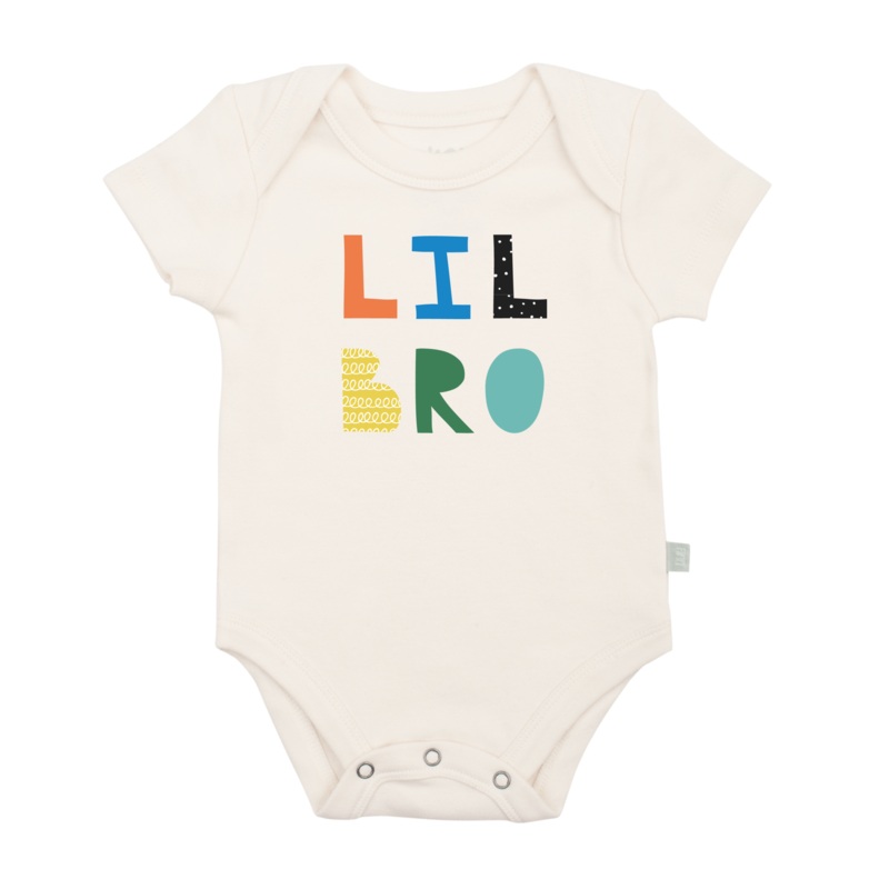Graphic Onesie – “Lil Bro” 0-3m
