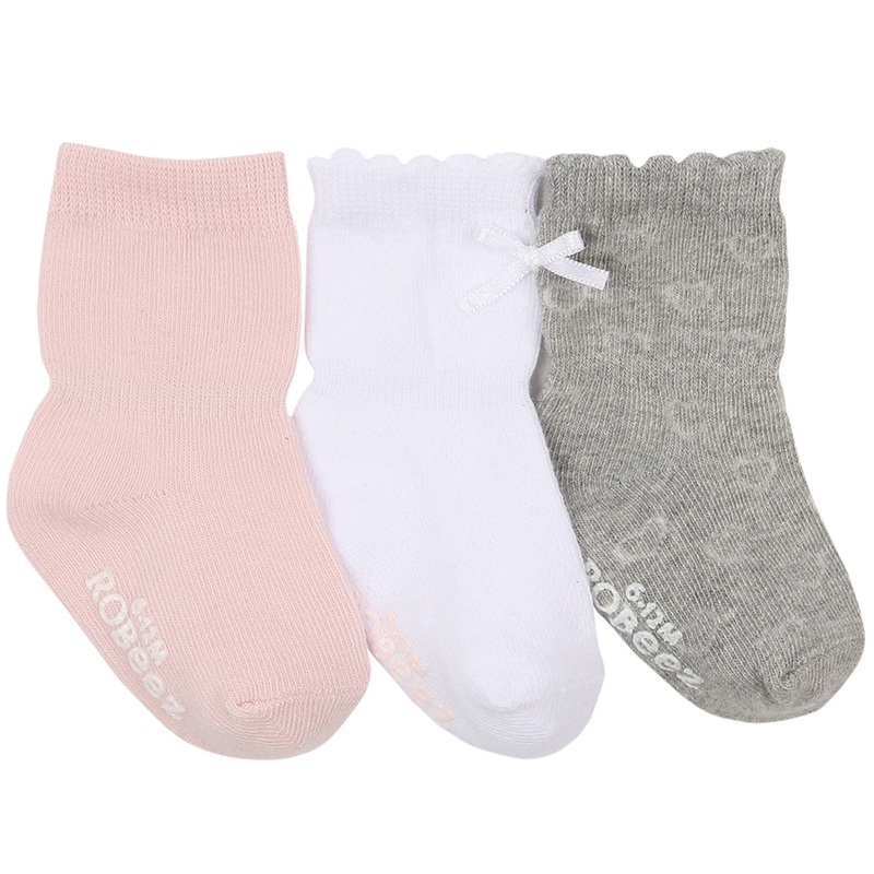 Infant Socks 3 Pack – Girly Girl Basics 0-6m