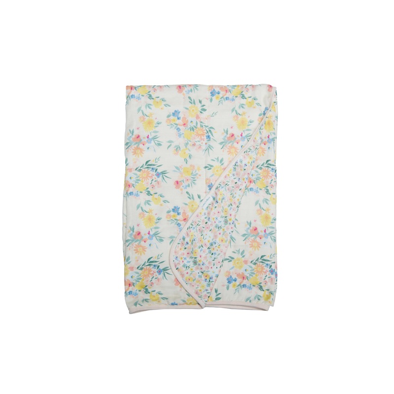 Muslin Quilt Blanket – Floral Bouquet