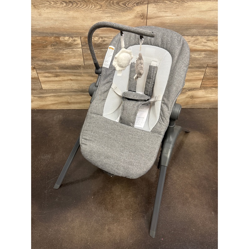 NEW Baby Delight Bloom Soothing Adjustable Lounger in Charcoal
