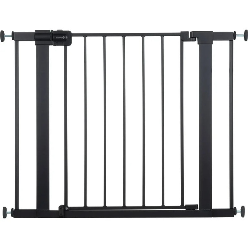 NEW Safety 1st Easy Install Extra Tall & Wide Walk Through Gate Black 29″-38″