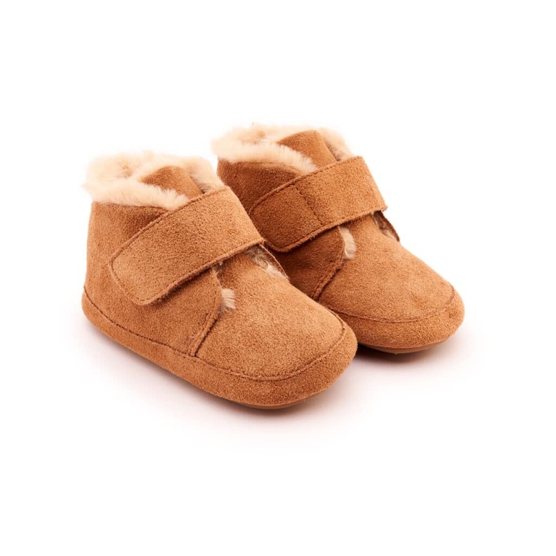 Shloofy Boot – Tan Suede 19 (US 3)