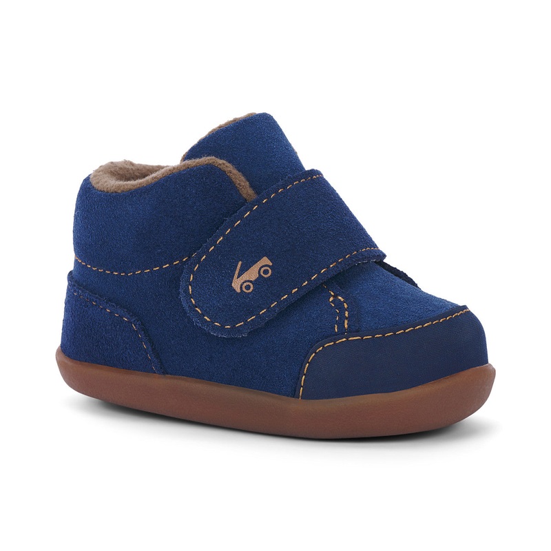Casey MIni (First Walker) – Navy Suede Size 3