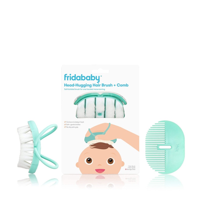 Head-Hugging Hair Brush + Comb