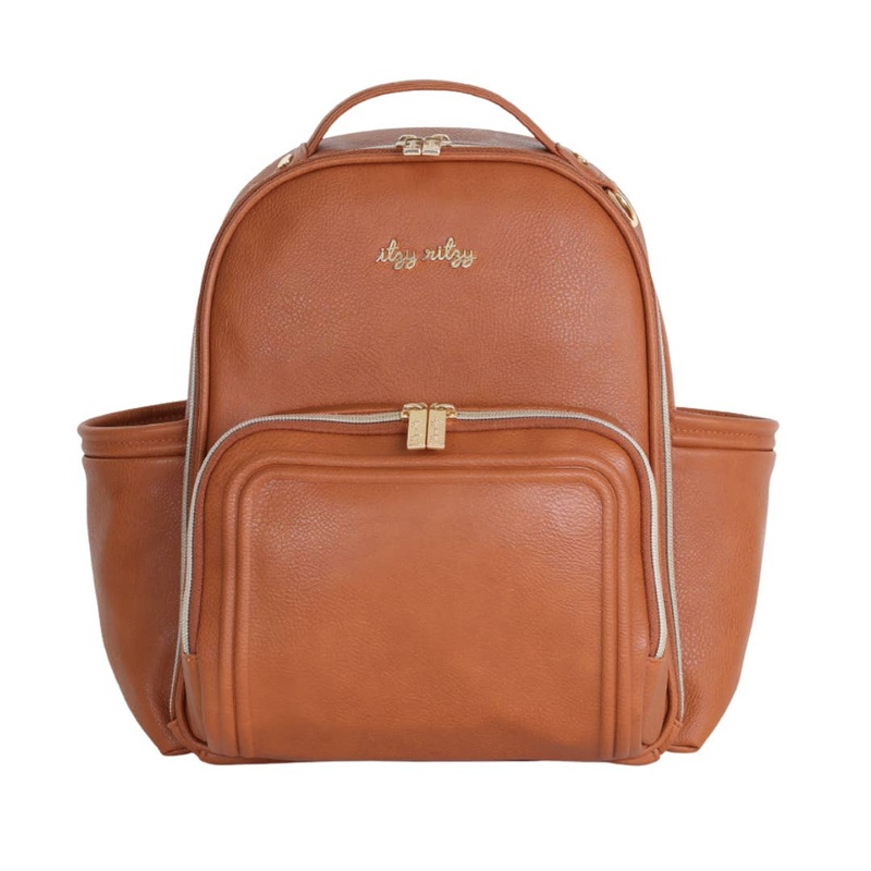 Itzy Mini Plus Diaper Bag – Cognac