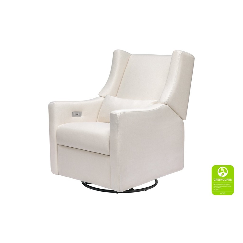 Kiwi Electronic Recliner and Swivel Glider in Eco – Performance Fabric – Cream