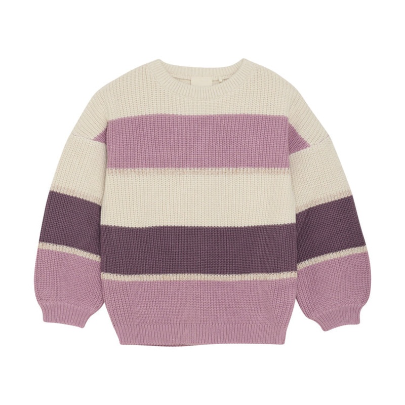 Long SLeeve Knit Pullover – Orchid Haze 86 (18M)