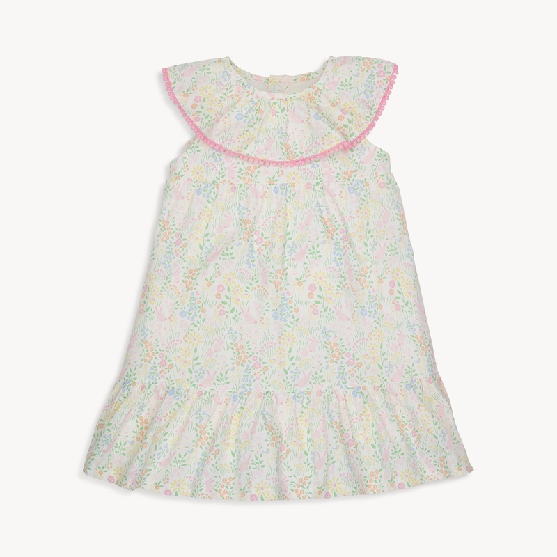 Hoppy Garden Cotton Sleeveless Dress 2T