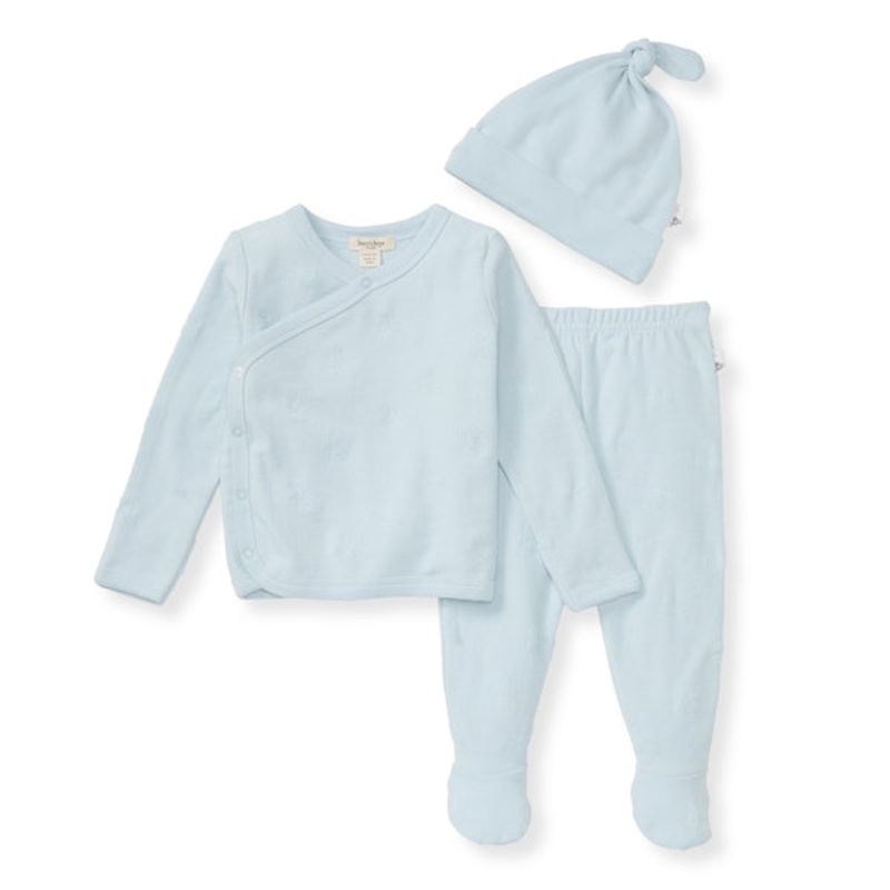 Organic Raised Terry Bee Take Home 3 Piece Set – Ocean Preemie
