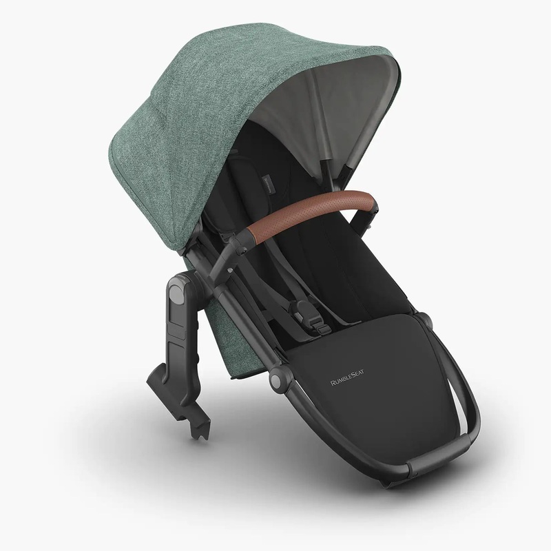UPPAbaby Vista V3 Rumbleseat – Gwen (Green Mlange/Carbon Frame/Saddle Leather)