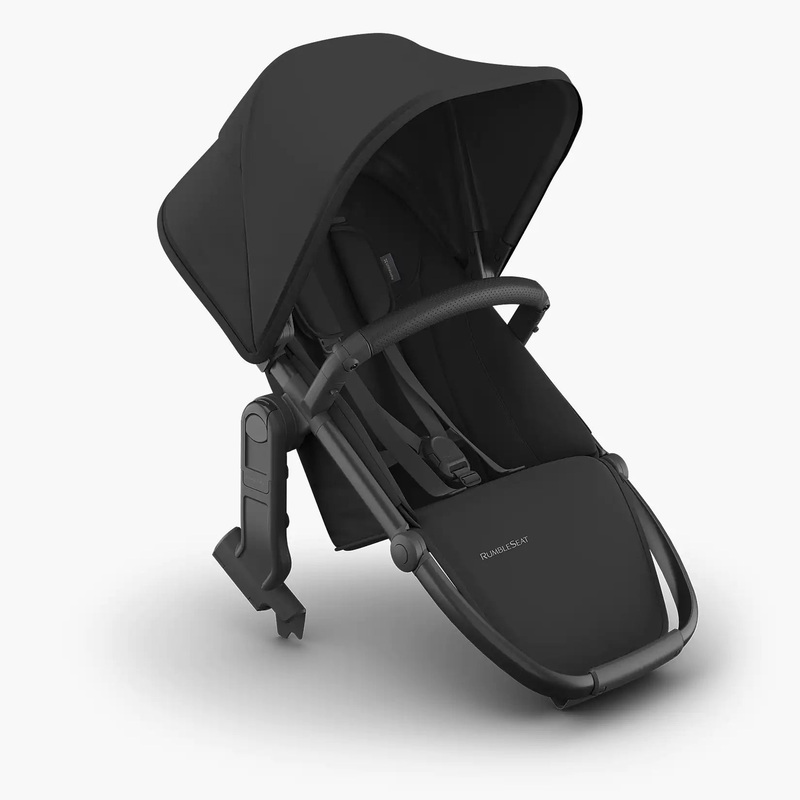UPPAbaby Vista V3 Rumbleseat – Jake (Charcoal/Carbon Frame/Black Leather)