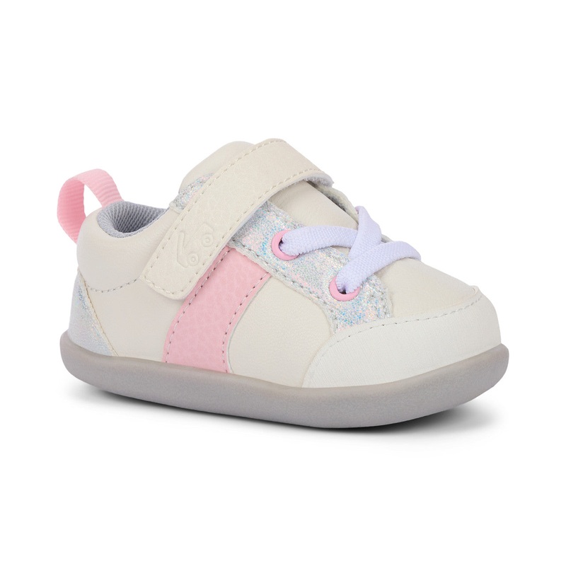 Connor Mini (First Walker) – White/Pink Size 3
